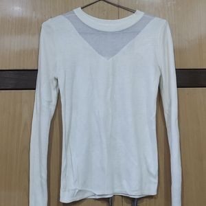 Cream sweater not used
